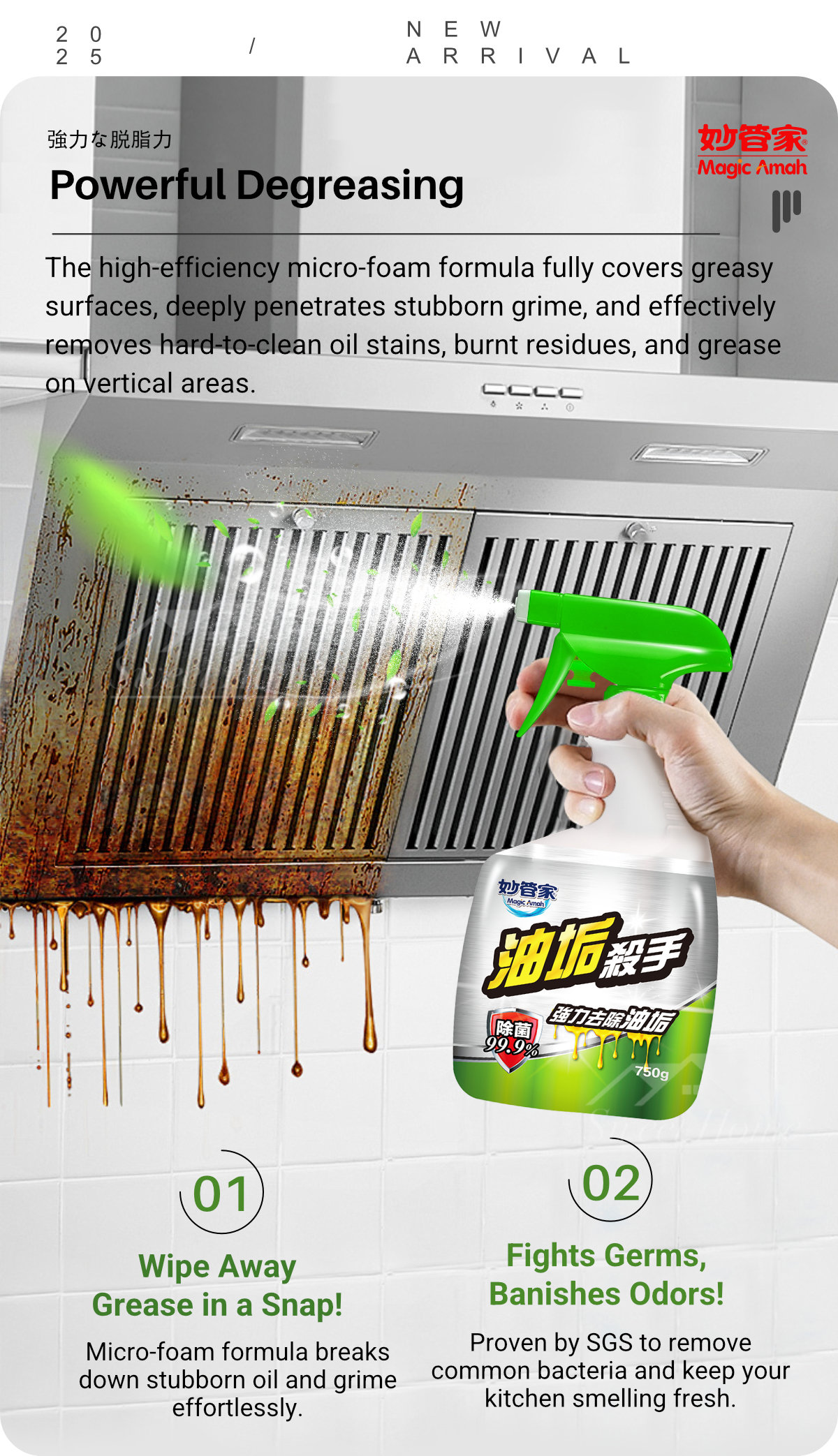 22491-Kitchen Grease Killer x 2 Bottle-3